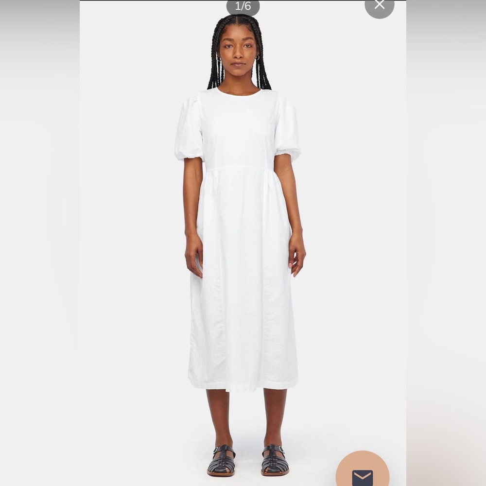 NWT Lacausa Aster dress in white size XS